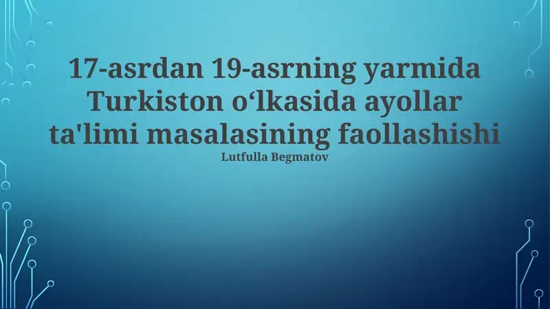 Ayollar ta'limi