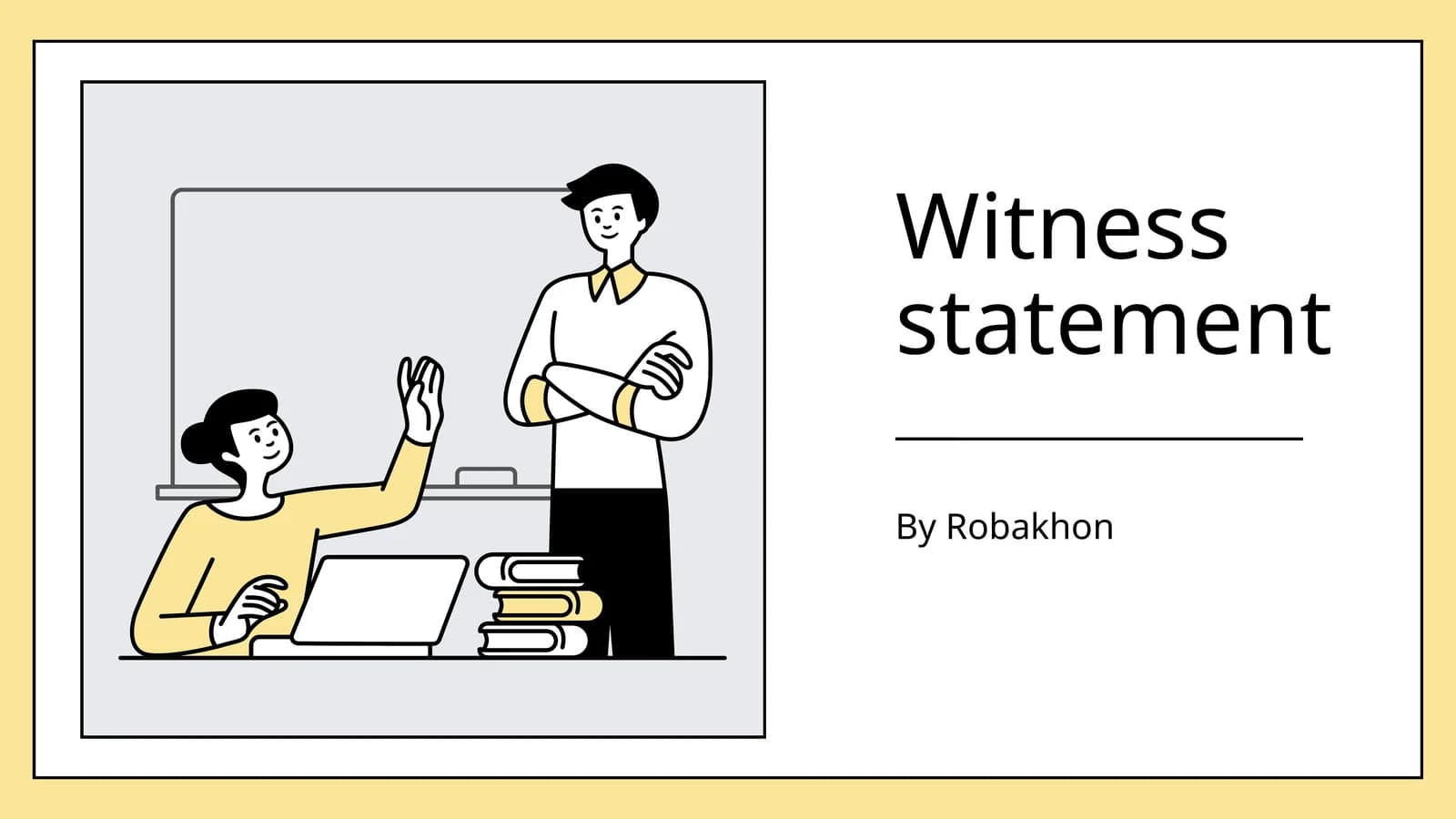 witness statement