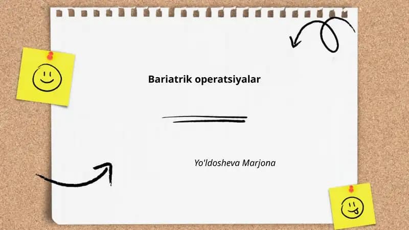 Bariatrik operatsiyalar