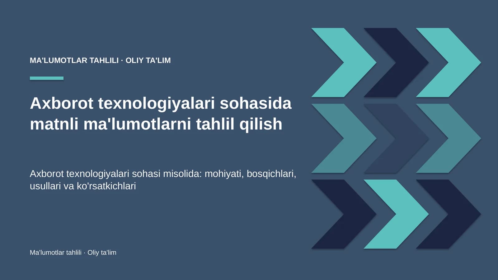 axborot texnologiyalari sohasida matnli ma'lumotlarni tahlil qilish 4895