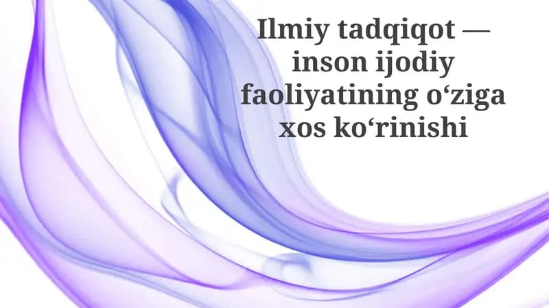 Ilmiy tadqiqot