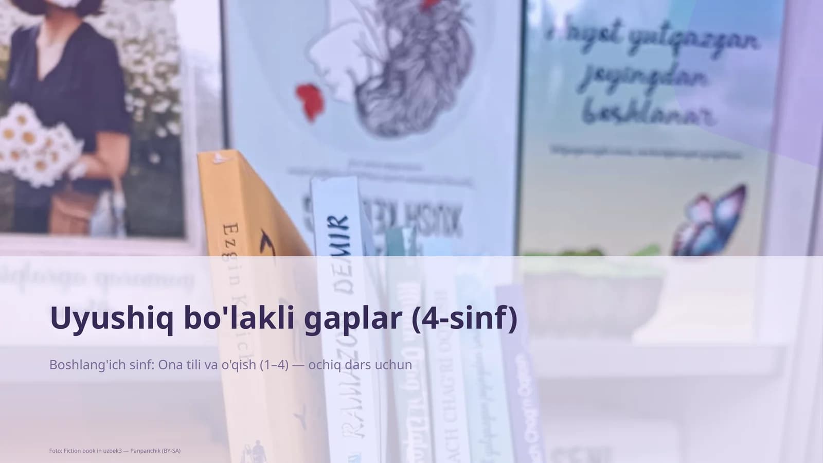 Uyushiq bo'lakli gaplar (4-sinf)