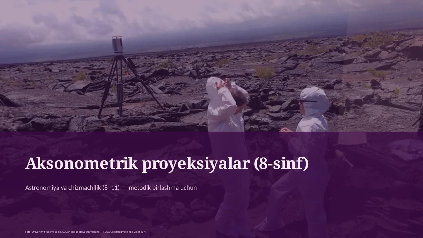 Aksonometrik proyeksiyalar (8-sinf)