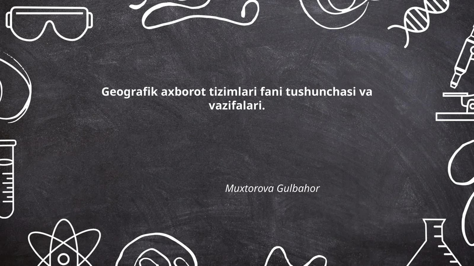 Geografik axborot tizimlari (GAT) tarixi