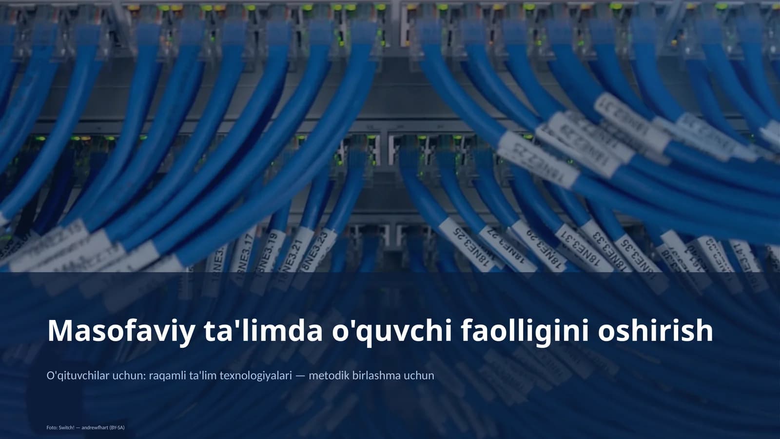 Masofaviy ta'limda o'quvchi faolligini oshirish
