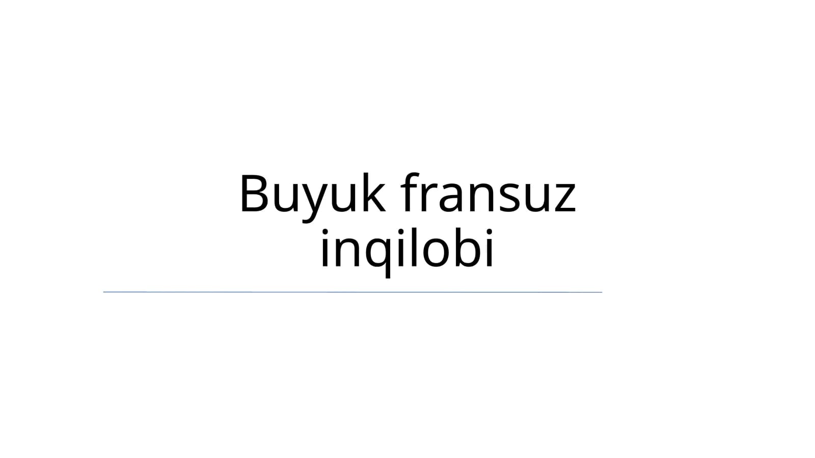 Buyuk fransuz inqilobi
