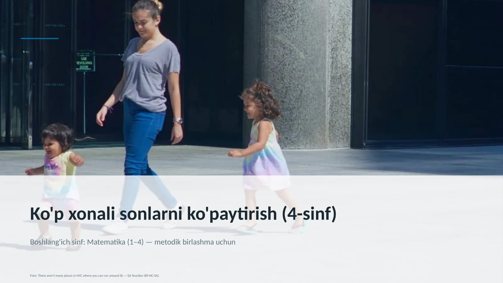 Ko'p xonali sonlarni ko'paytirish (4-sinf)