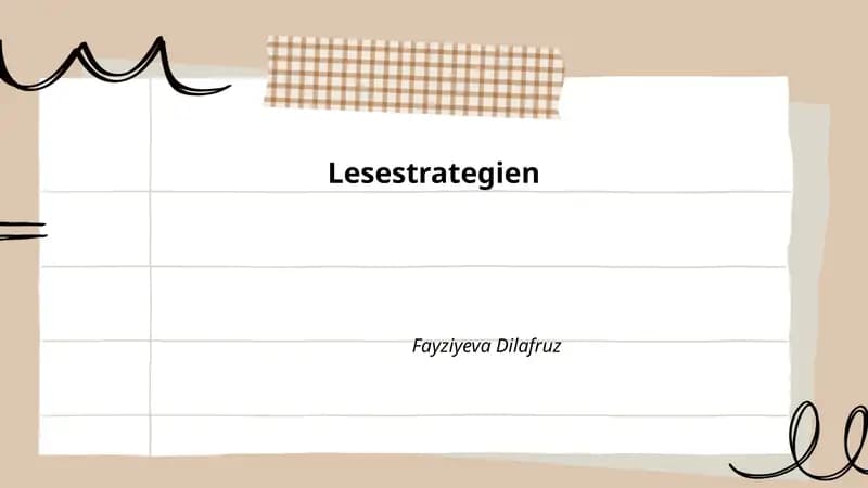 Lesestrategien