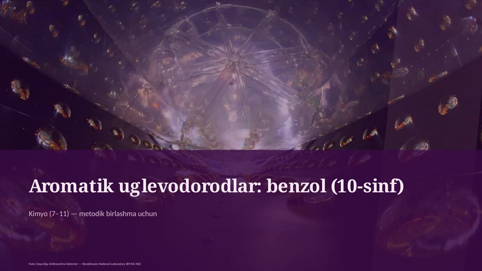 Aromatik uglevodorodlar: benzol (10-sinf)