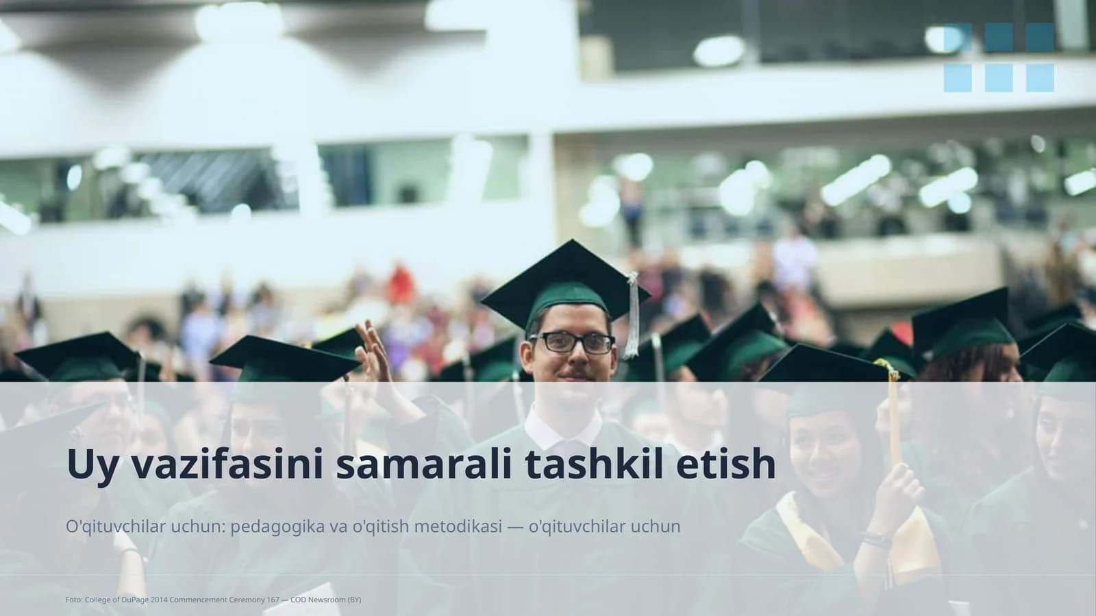 Uy vazifasini samarali tashkil etish