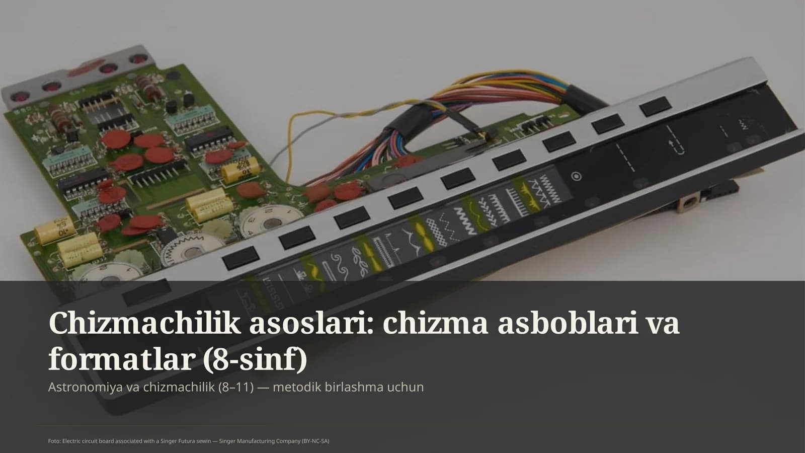 Chizmachilik asoslari: chizma asboblari va formatlar (8-sinf)