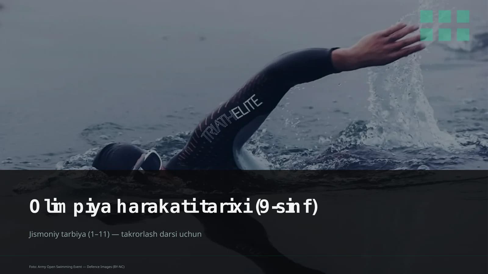 Jismoniy tarbiya (1–11) — takrorlash darsi uchun
