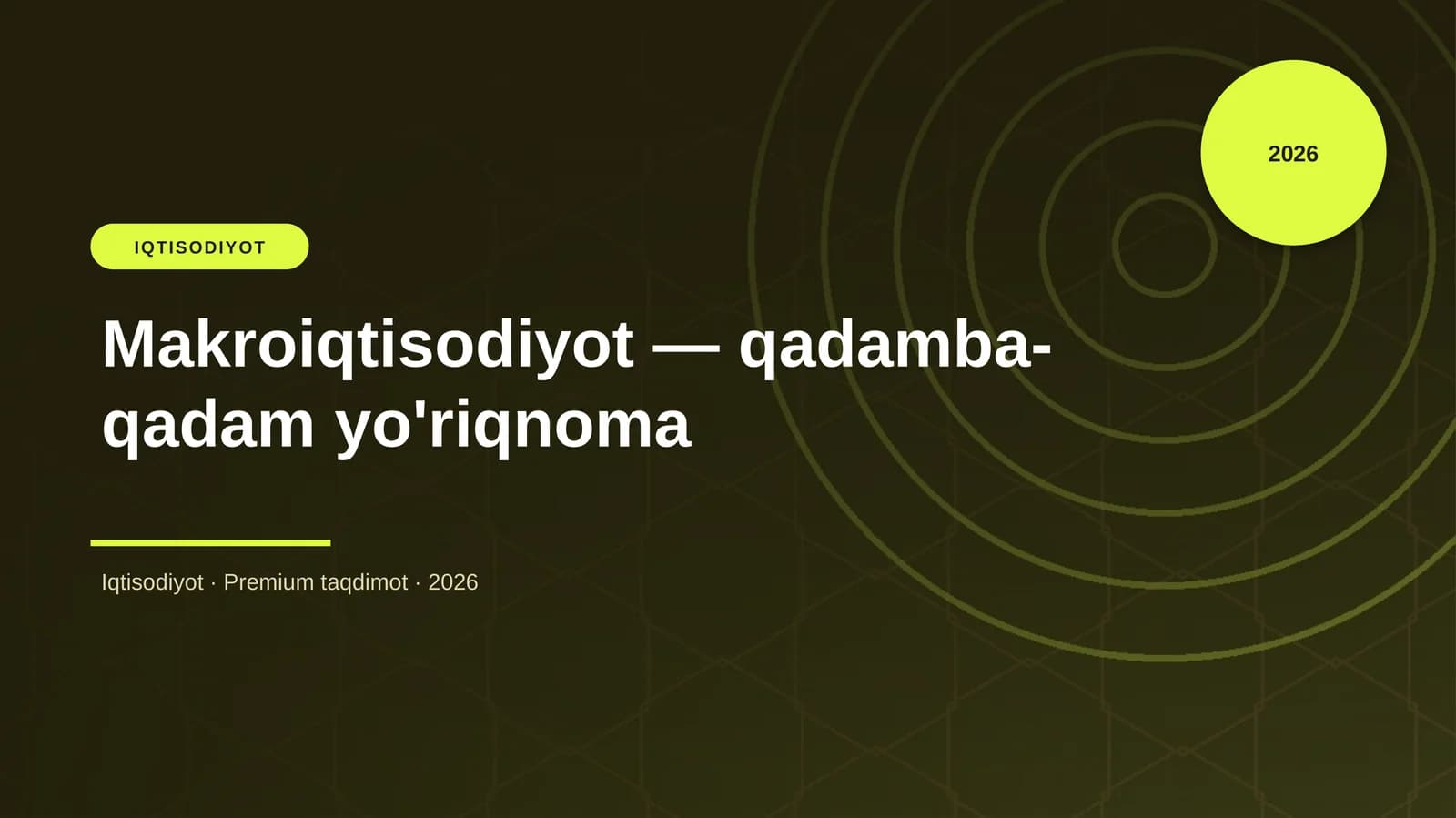 Makroiqtisodiyot — qadamba-qadam yo'riqnoma