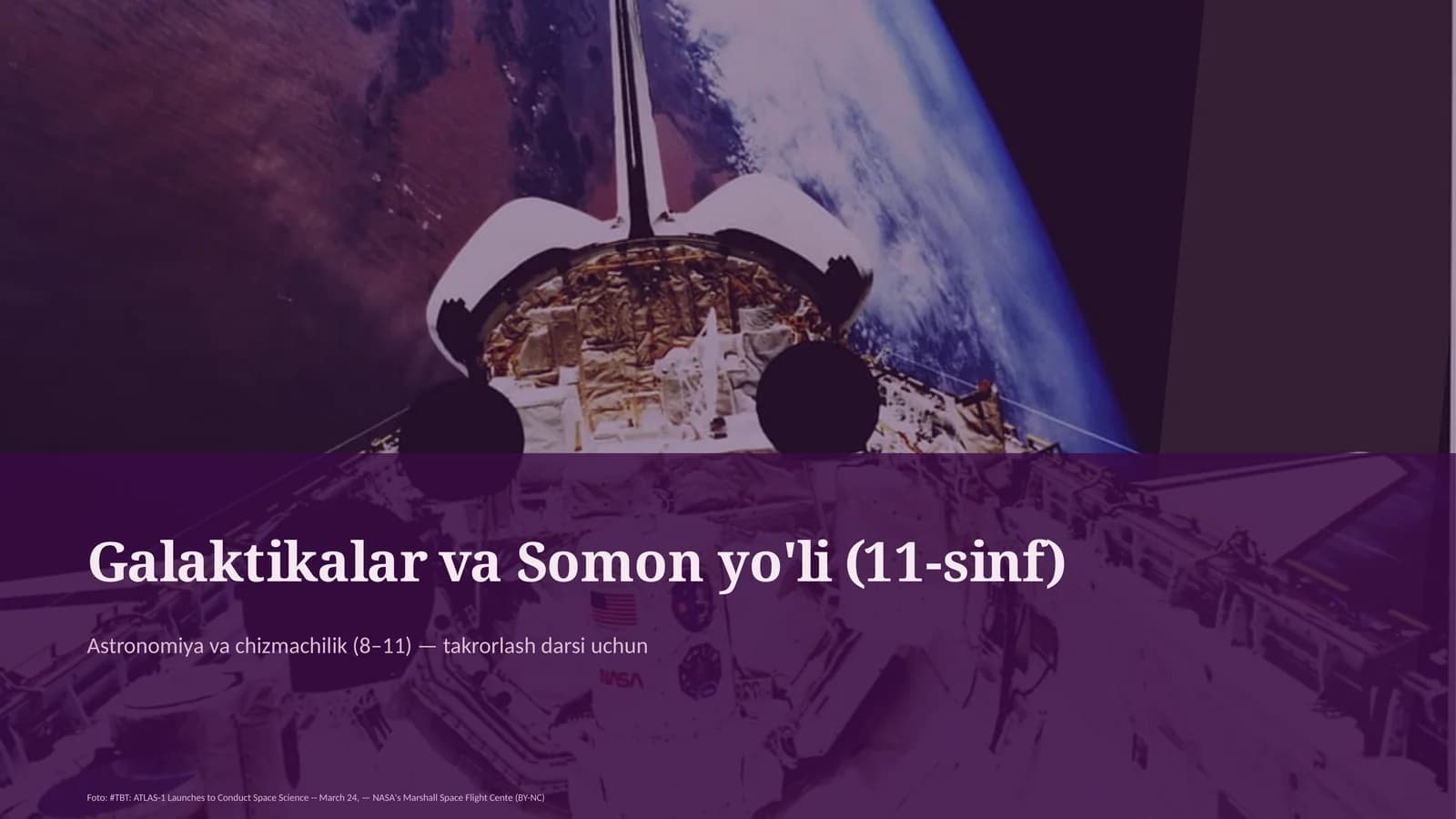 Galaktikalar va Somon yo'li (11-sinf)