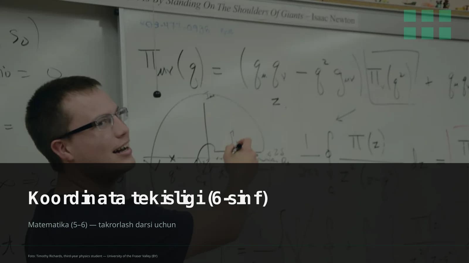 Koordinata tekisligi (6-sinf)
