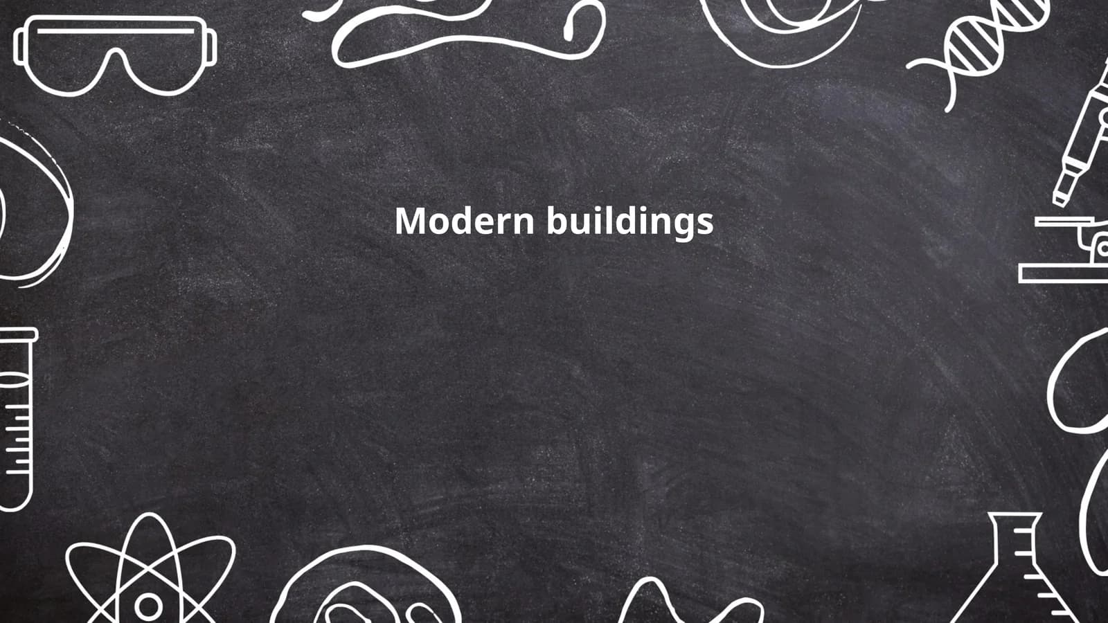 Modern buildings