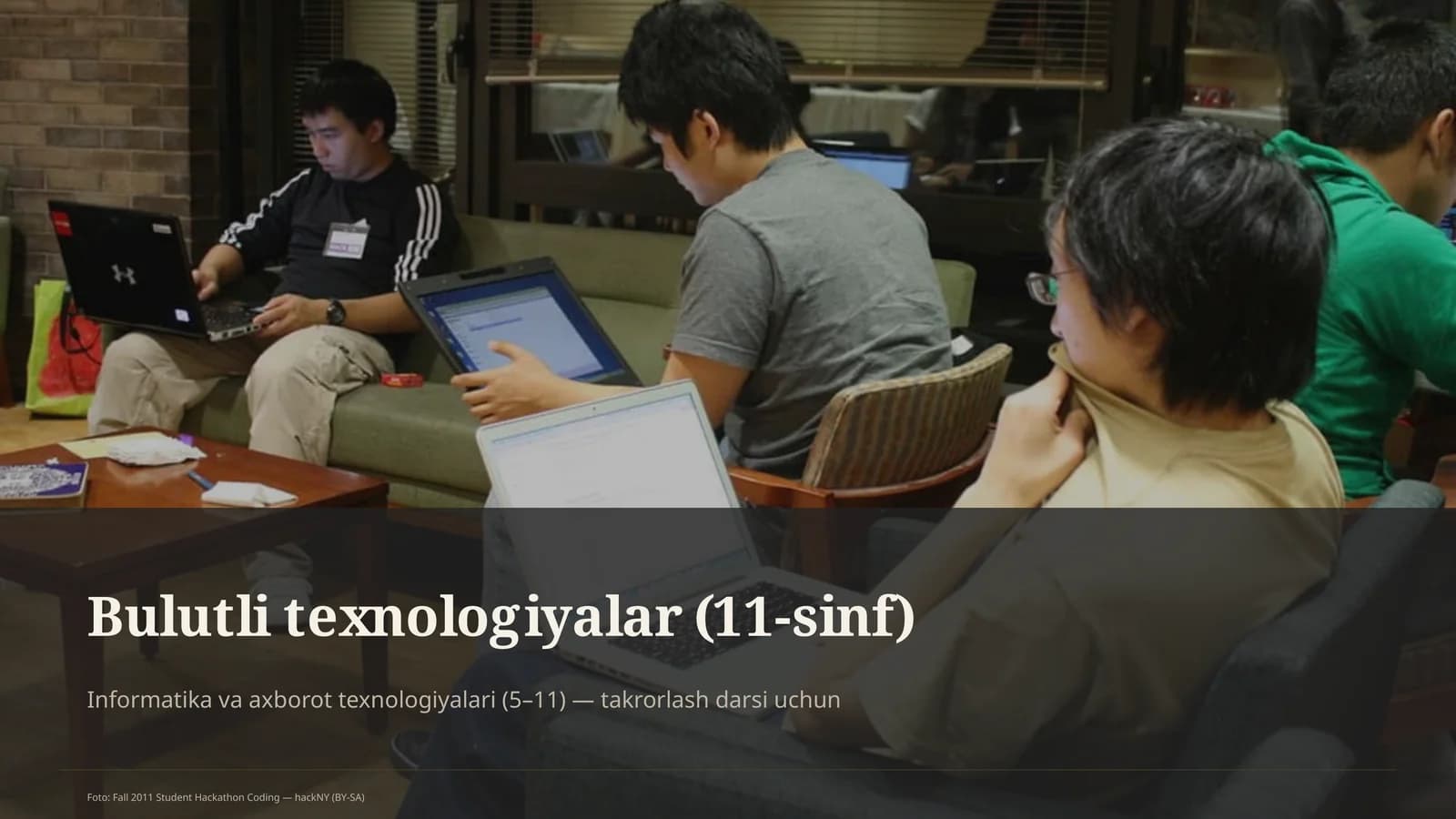 Bulutli texnologiyalar (11-sinf)