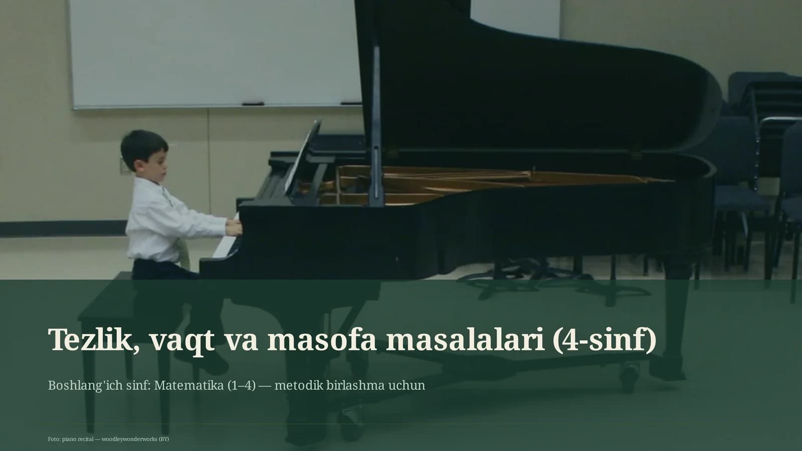 Tezlik, vaqt va masofa masalalari (4-sinf)
