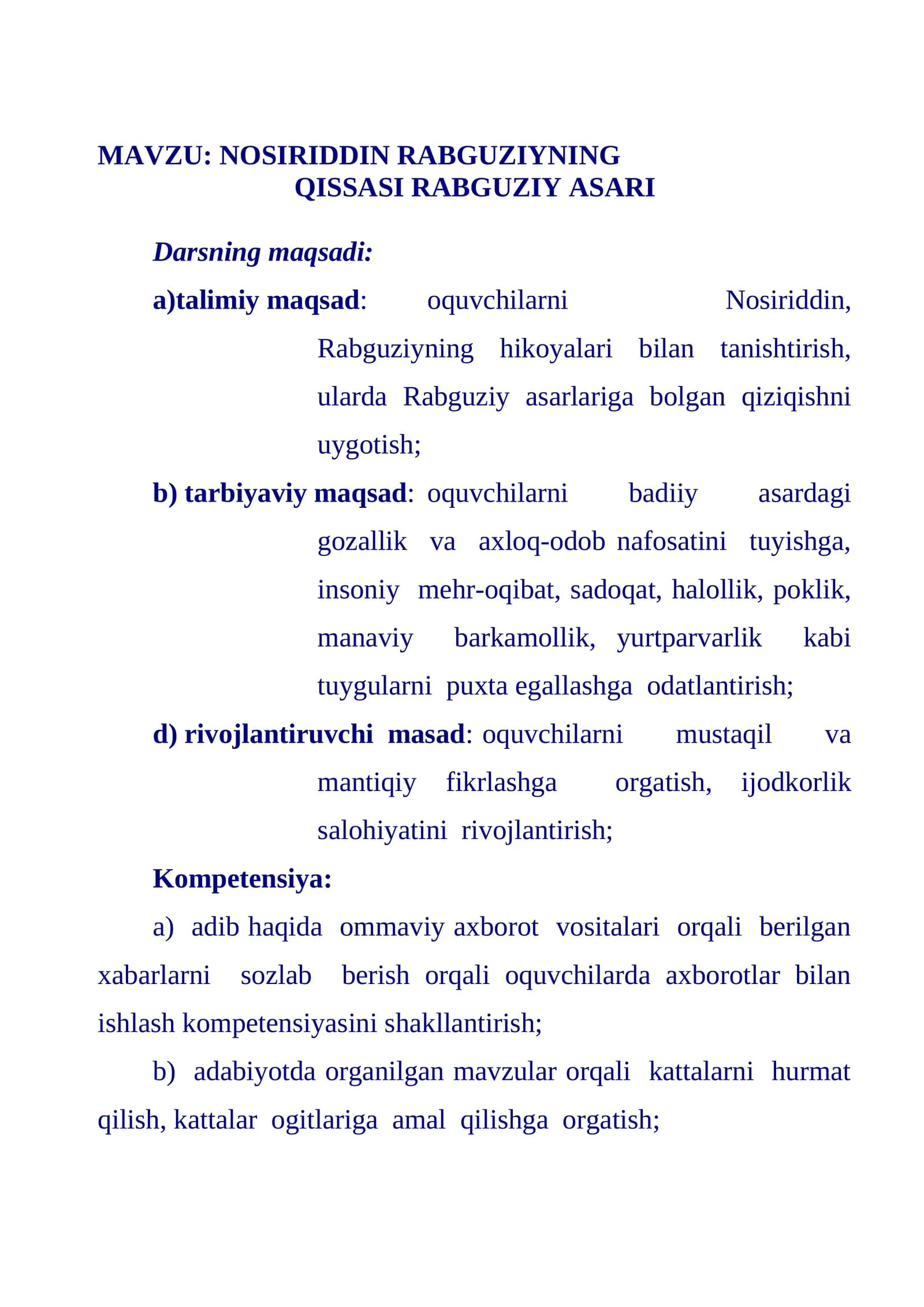NOSIRIDDIN RABGUZIYNING QISSASI RABGUZIY ASARI
