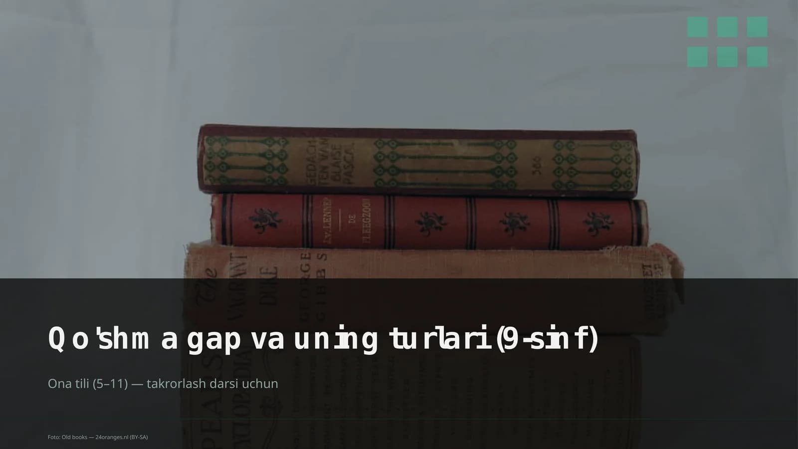 Qo'shma gap va uning turlari (9-sinf)