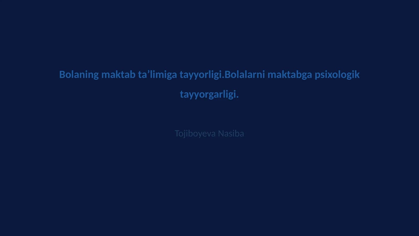 Bola tayyorgarligi