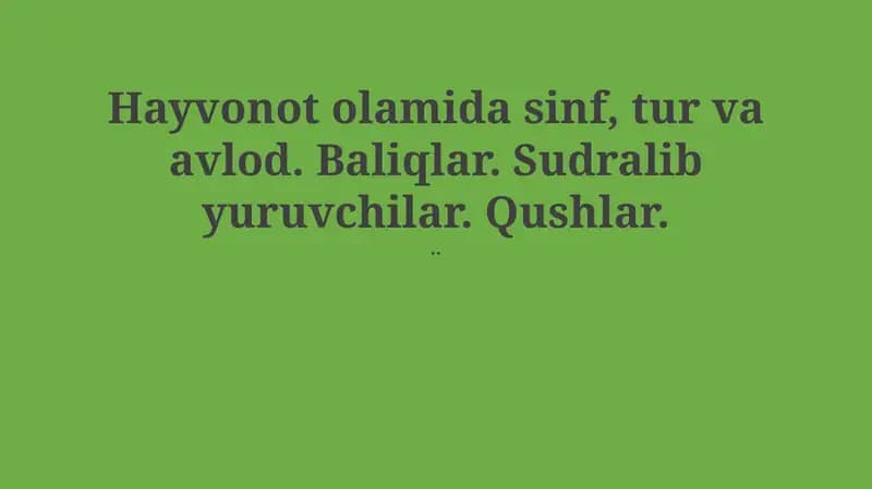 Biologik xilma-xillik, ekologik ahamiyat va saqlash muammolari