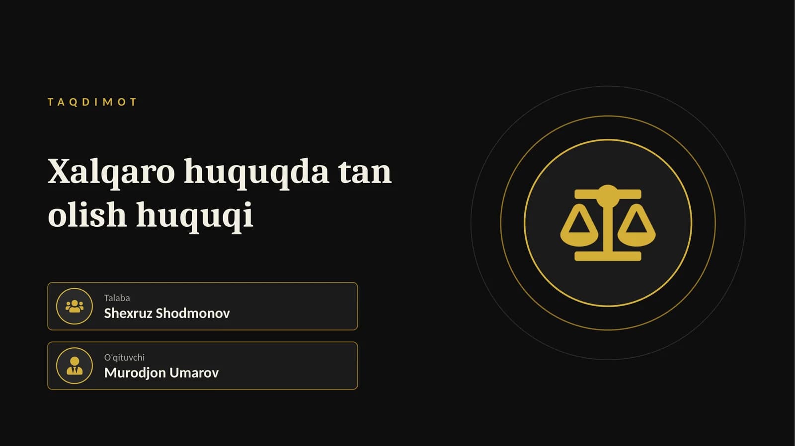 Xalqaro huquqda tan olish huquqi