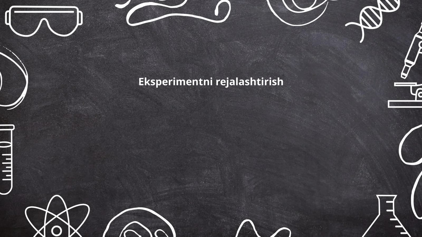 Eksperimentni rejalashtirish