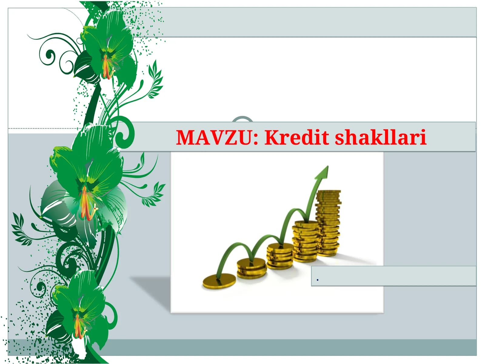 Kredit shakllari