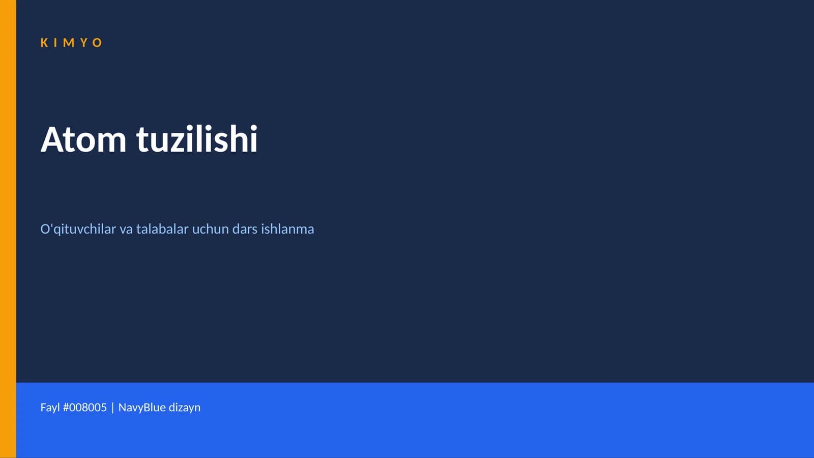 Atom tuzilishi