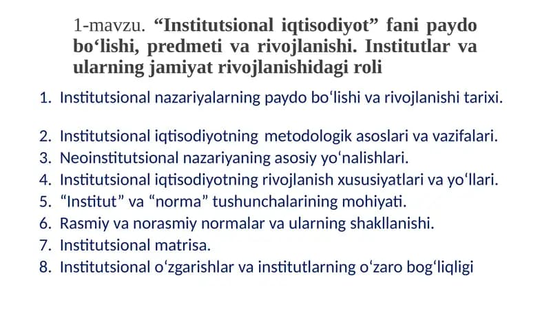 Institutsionaliqtisodiyot
