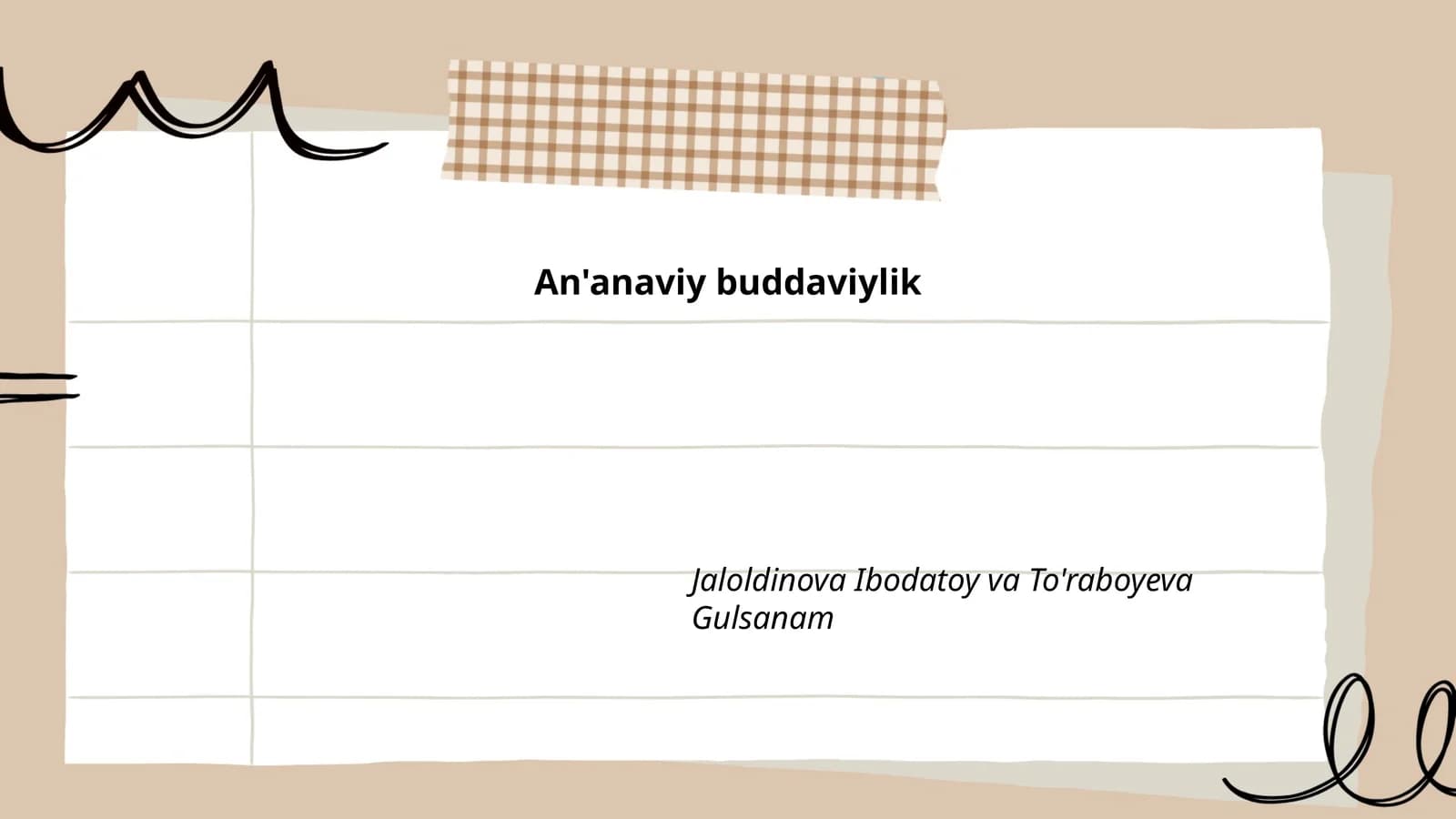 An'anaviy buddaviylik