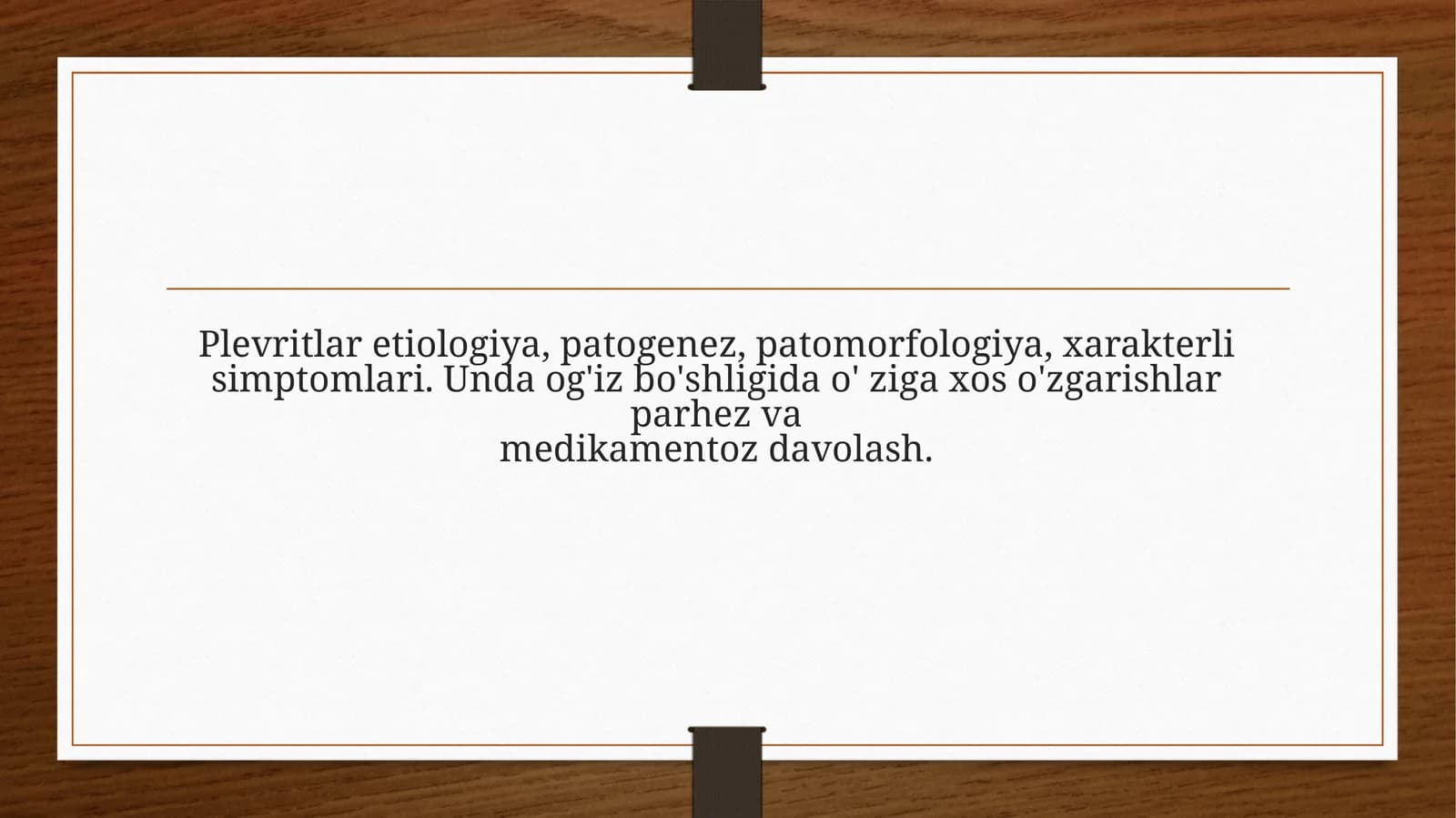 Plevritlaretiologiya