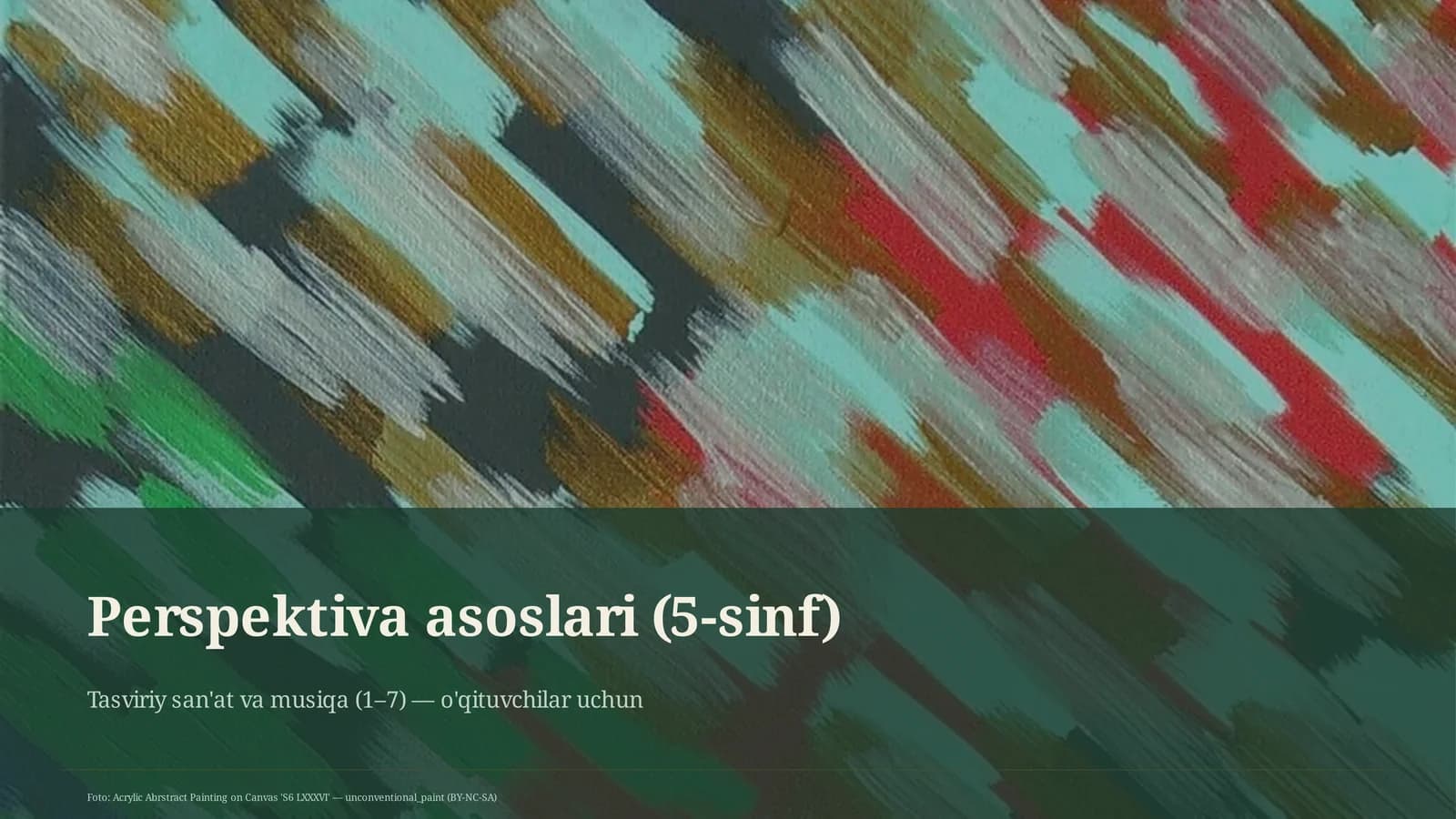 Tasviriy san'at va musiqa (1–7)