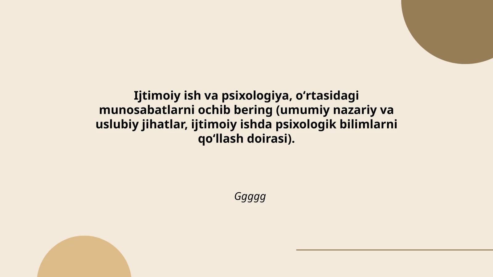 Ijtimoiy ish va psixologiya, oʻrtasidagi munosabatlarni ochib bering
