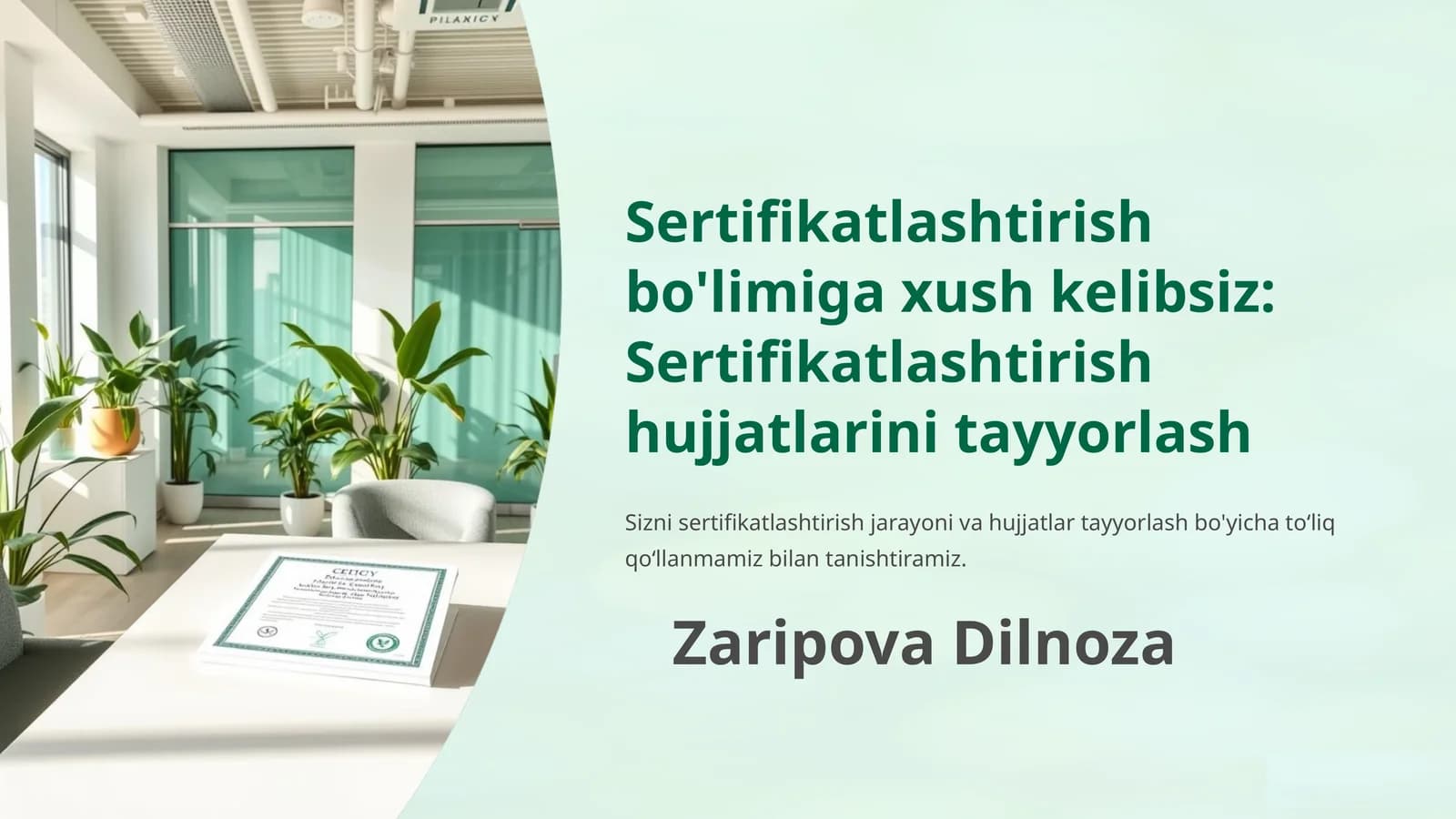 Hujjatlar tayyorlash