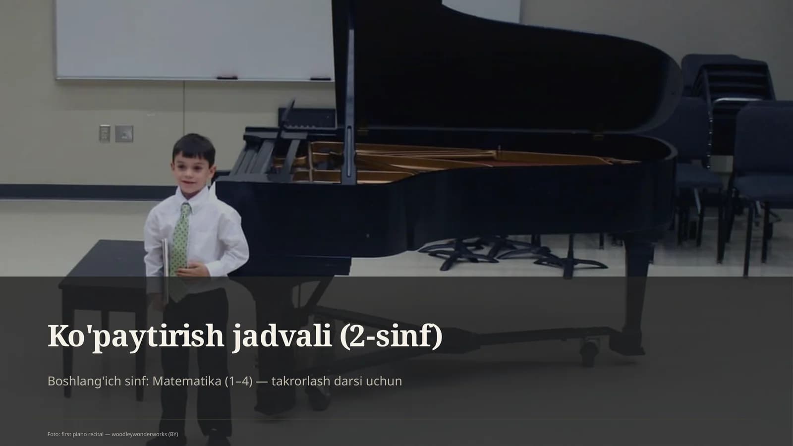 Ko'paytirish jadvali (2-sinf)