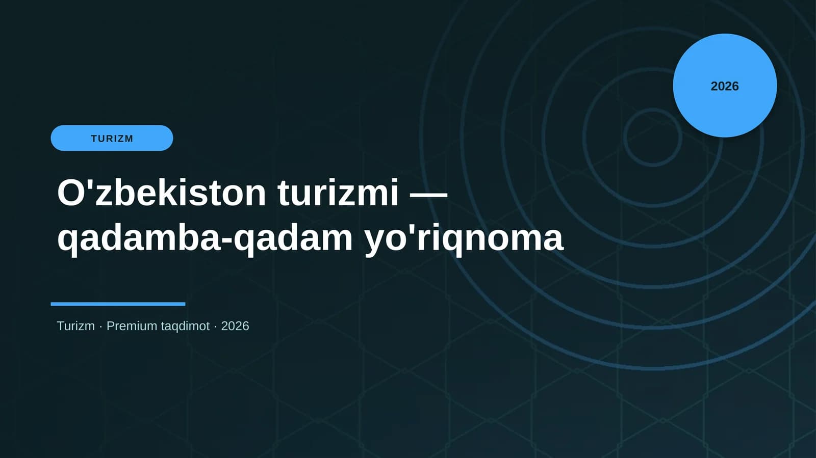 O'zbekiston turizmi — qadamba-qadam yo'riqnoma
