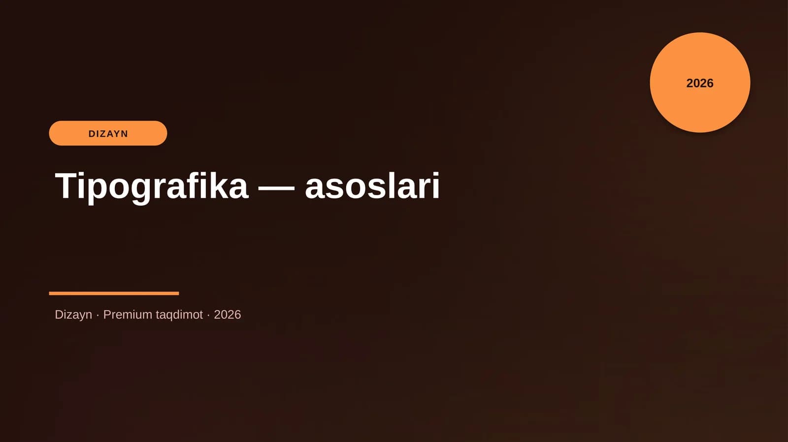 Tipografika — asoslari