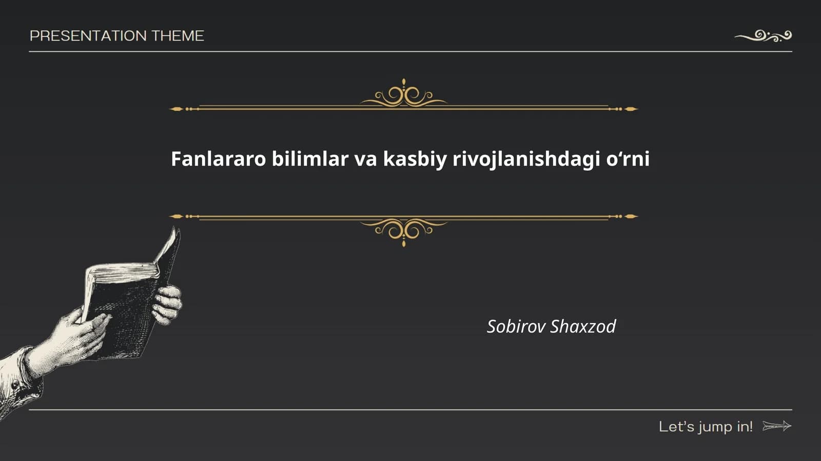 Fanlararo bilimlar va kasbiy rivojlanishdagi o‘rni