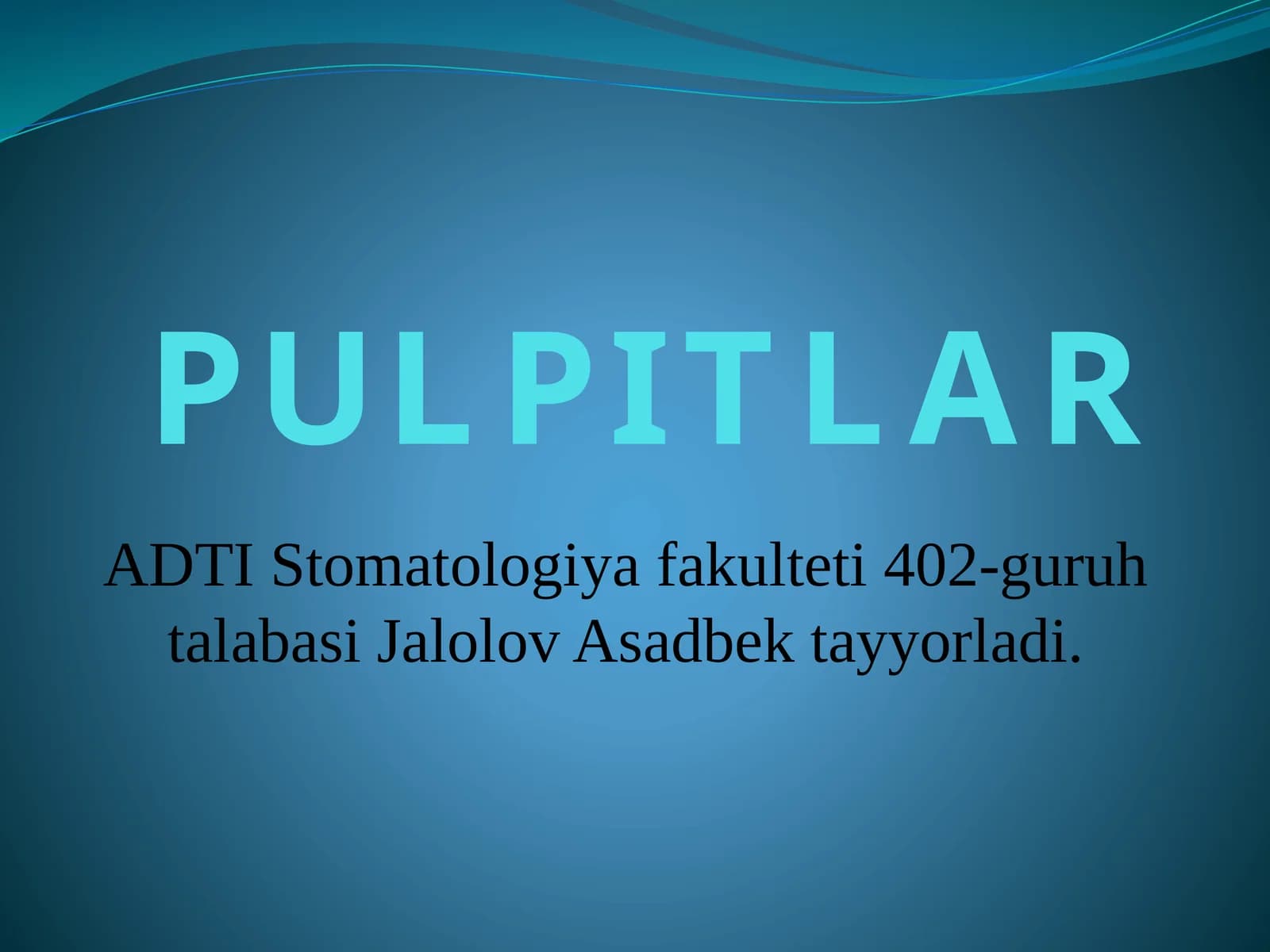 PULPITLAR