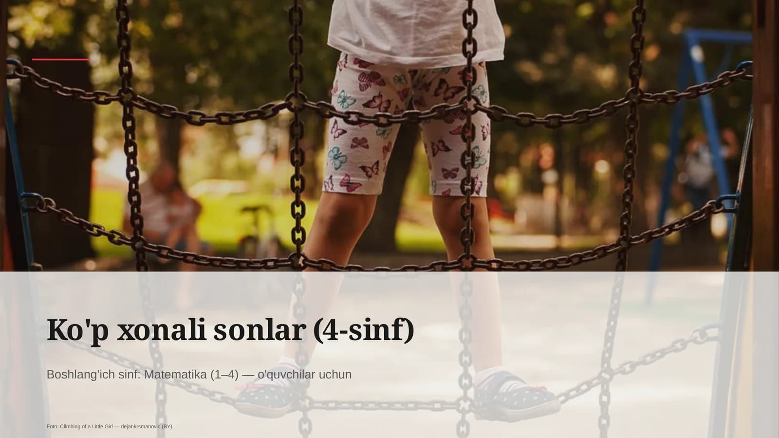 Ko'p xonali sonlar (4-sinf)