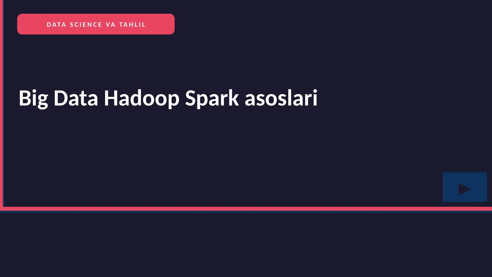 DATA SCIENCE VA TAHLIL
