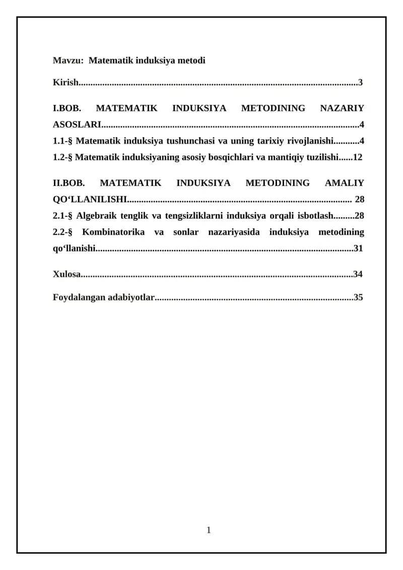 Matematik induksiya metodi