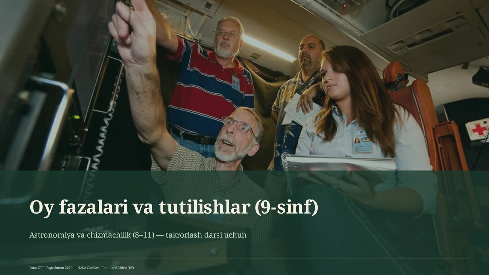 Oy fazalari va tutilishlar (9-sinf)