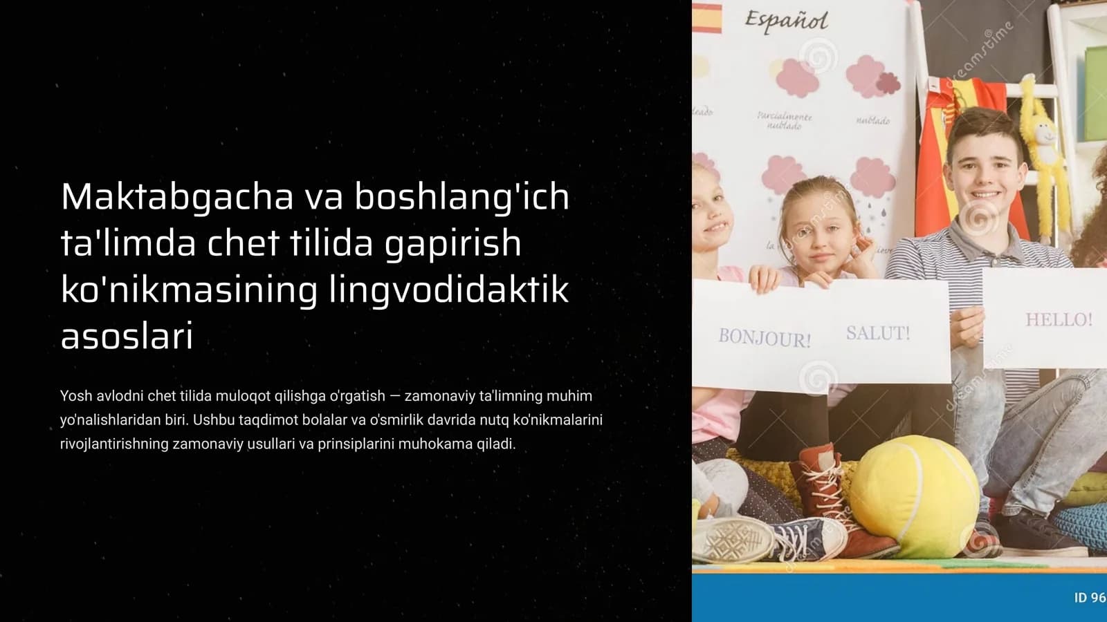 Chet tilida gapirish ko'nikmasining lingvodidaktik asoslari