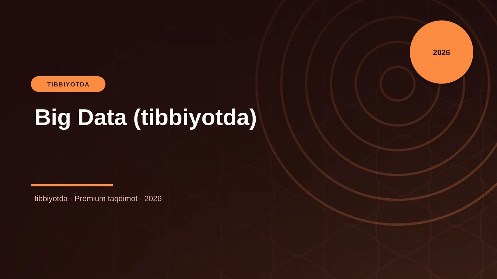 Big Data (tibbiyotda)