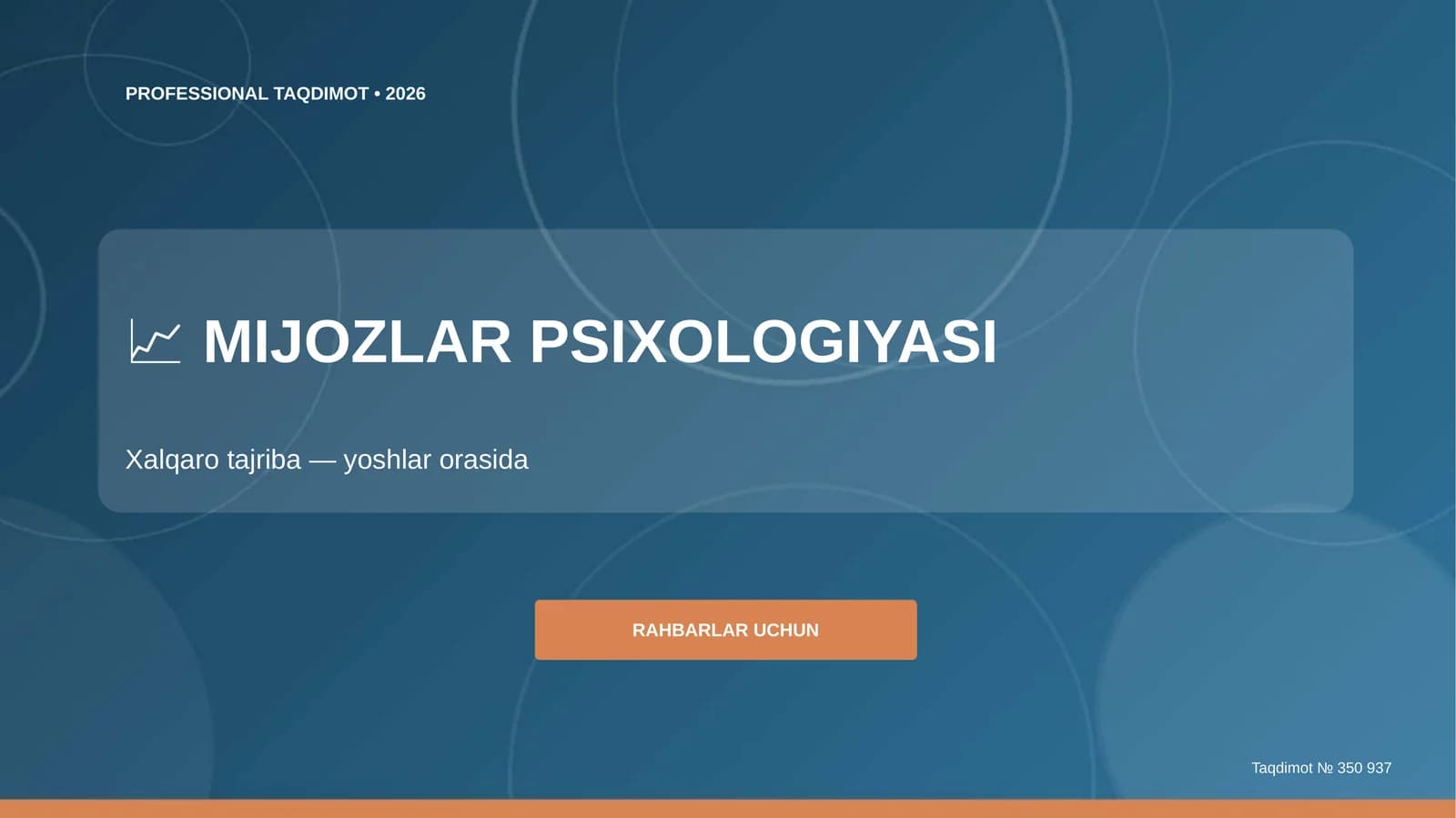MIJOZLAR PSIXOLOGIYASI