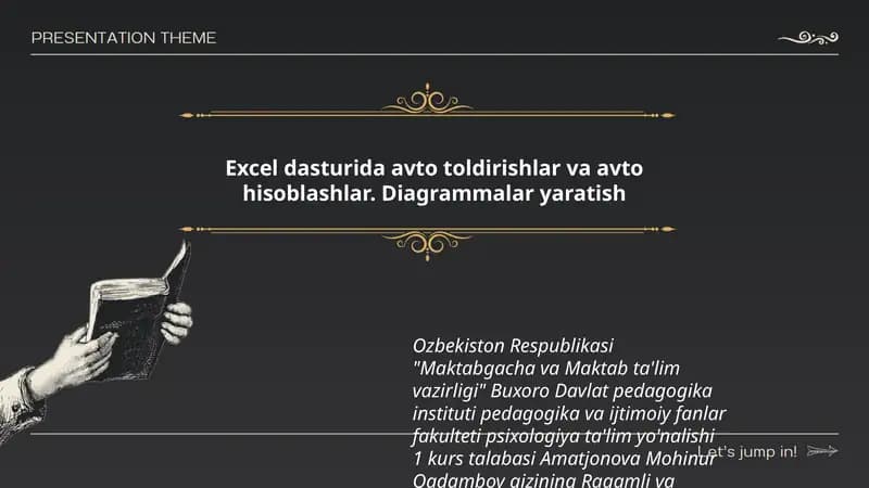 Raqamli va axborot texnologiya fanidan tayyorlagan taqdimoti