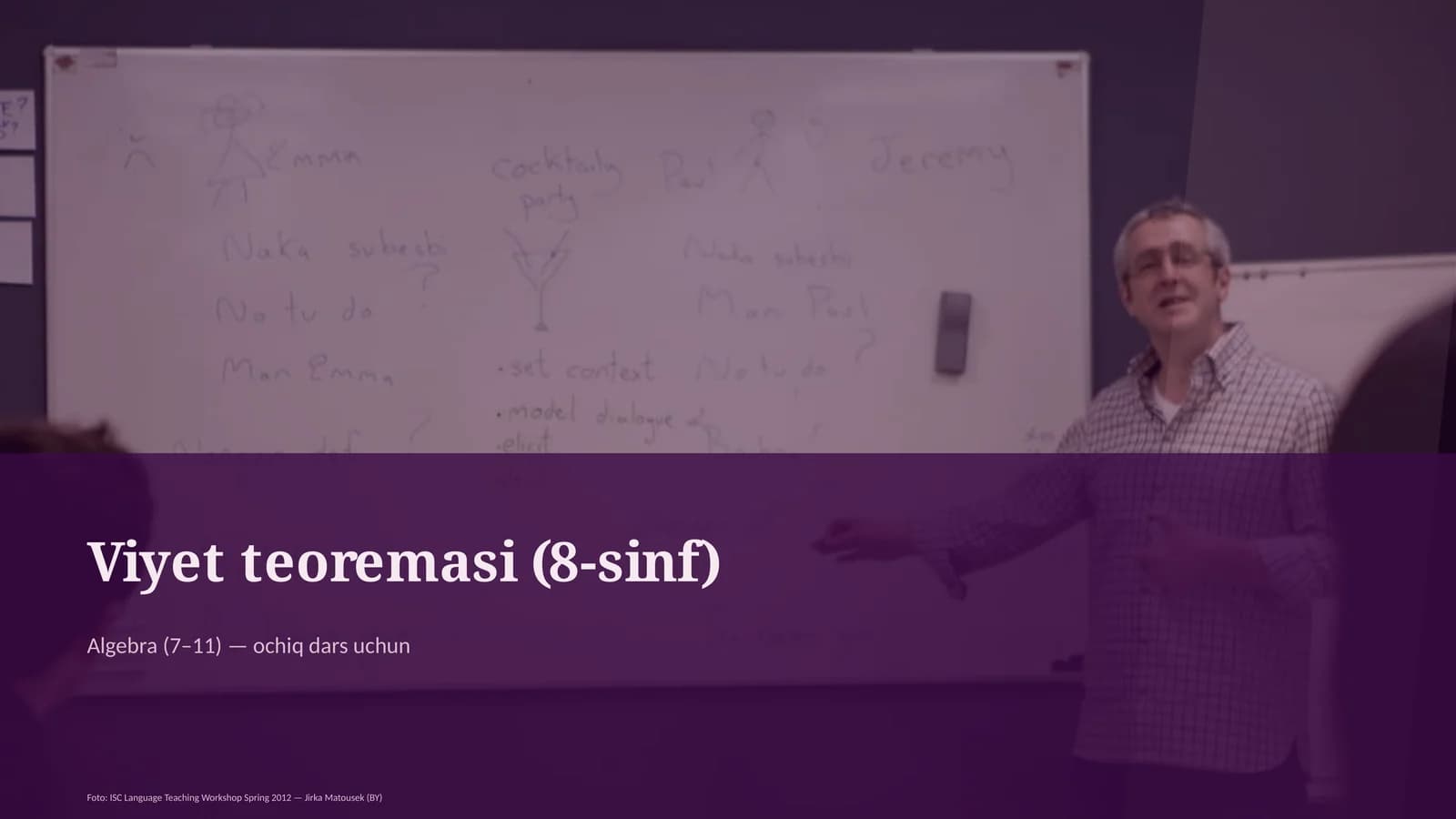 Viyet teoremasi (8-sinf)
